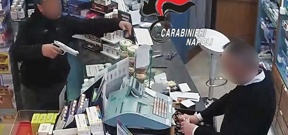Caivano, rapinatore seriale di farmacie arrestato dai carabinieri